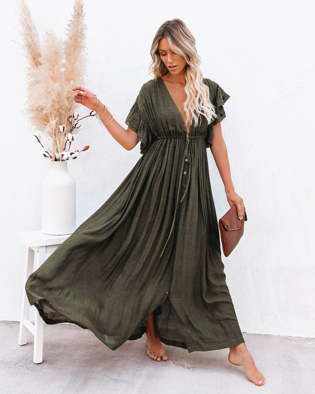 Noé | Boho Kimono Beach Cover-Up Dress