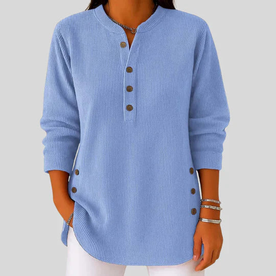 Celina | Ribbed Crewneck Pullover