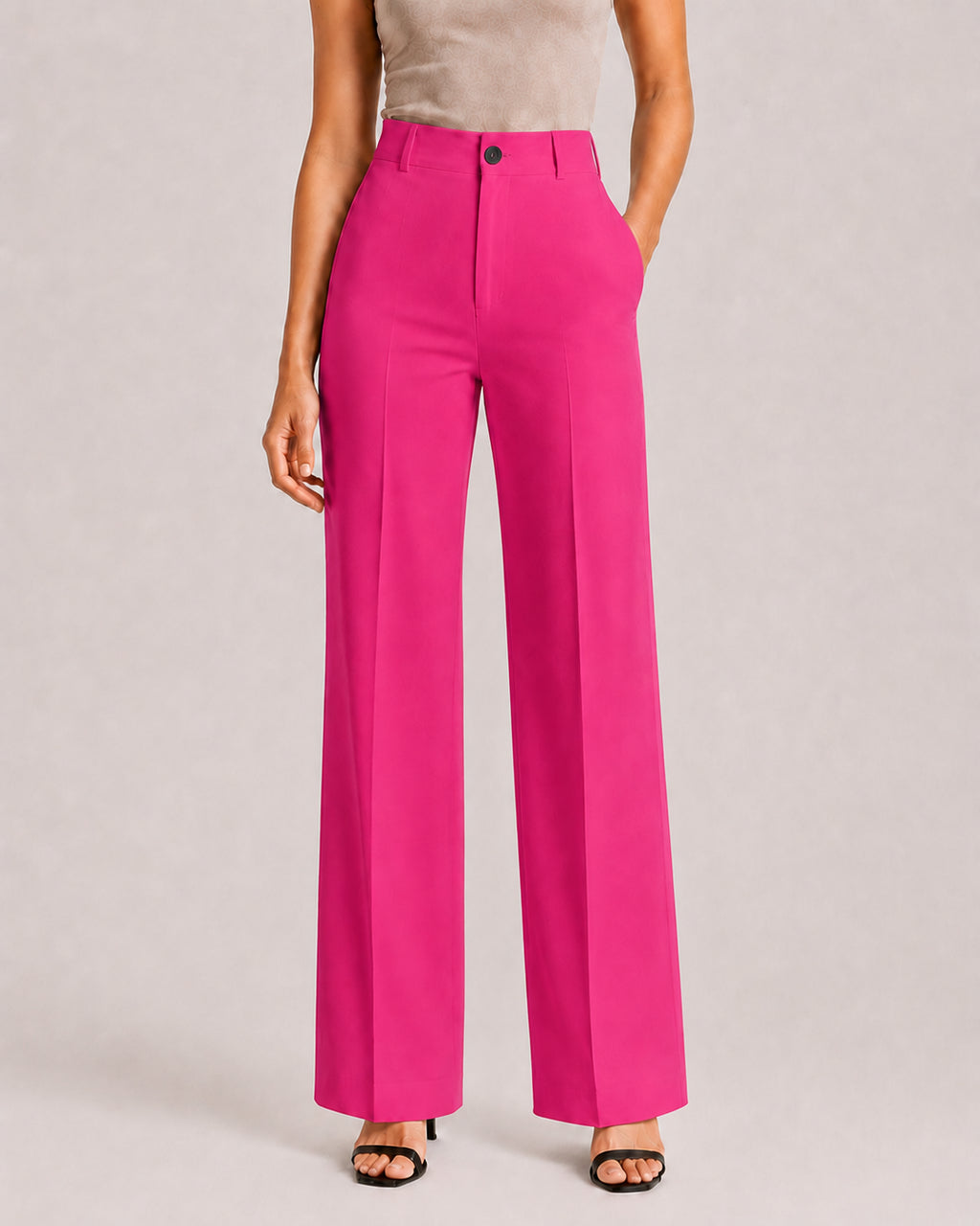 Women's High-Waist Tailored Pants