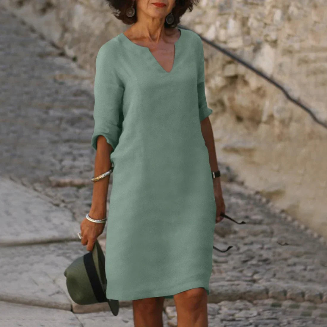 Calia | V-Neck Mini Dress