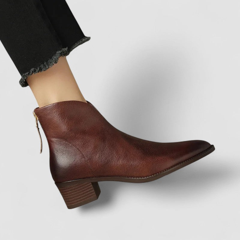 Aurenza | Orthopaedic Leather Ankle Boots