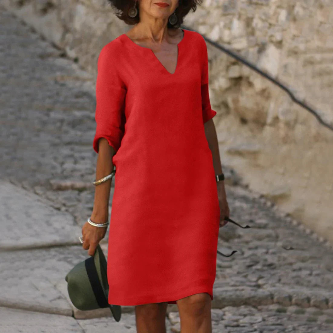Calia | V-Neck Mini Dress