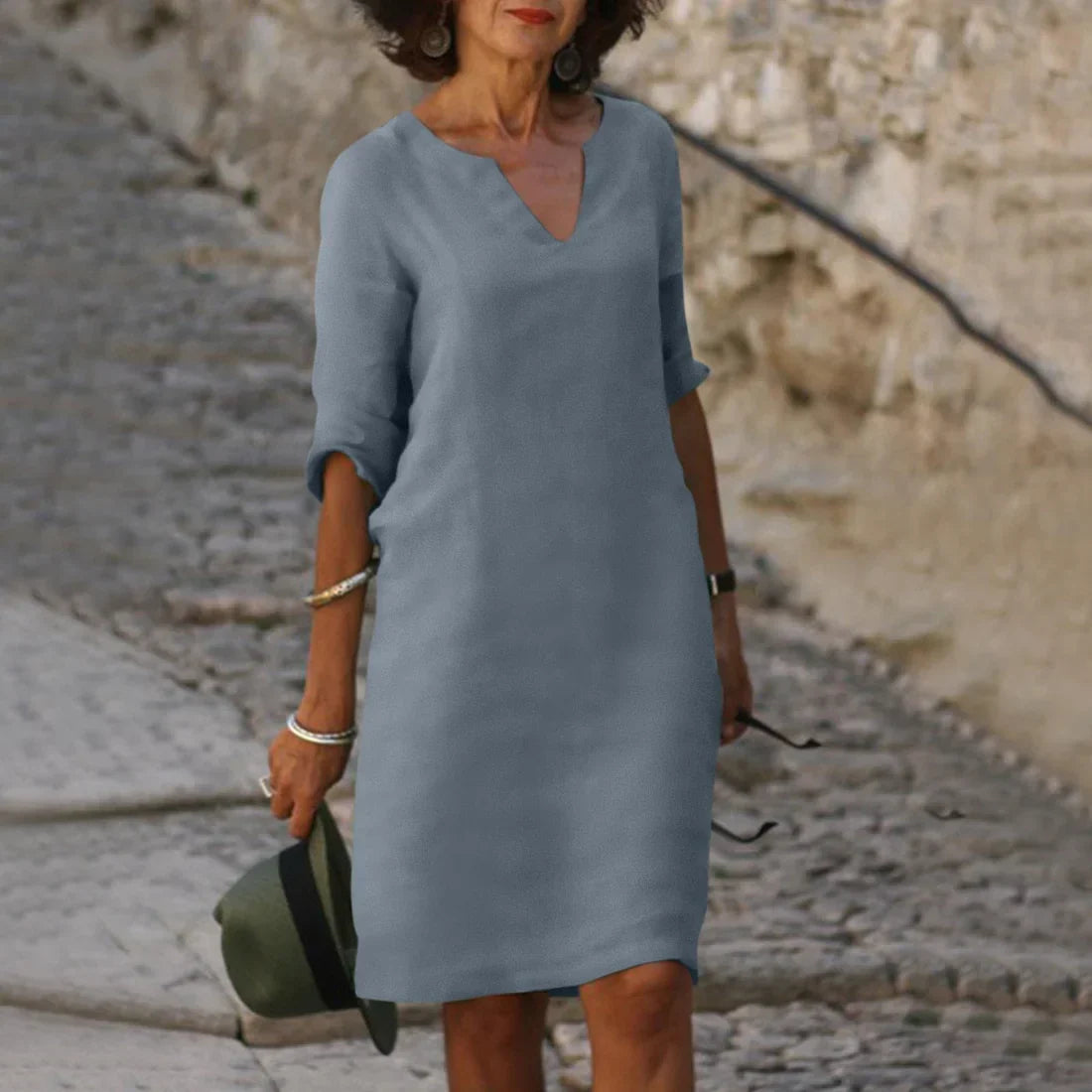 Calia | V-Neck Mini Dress