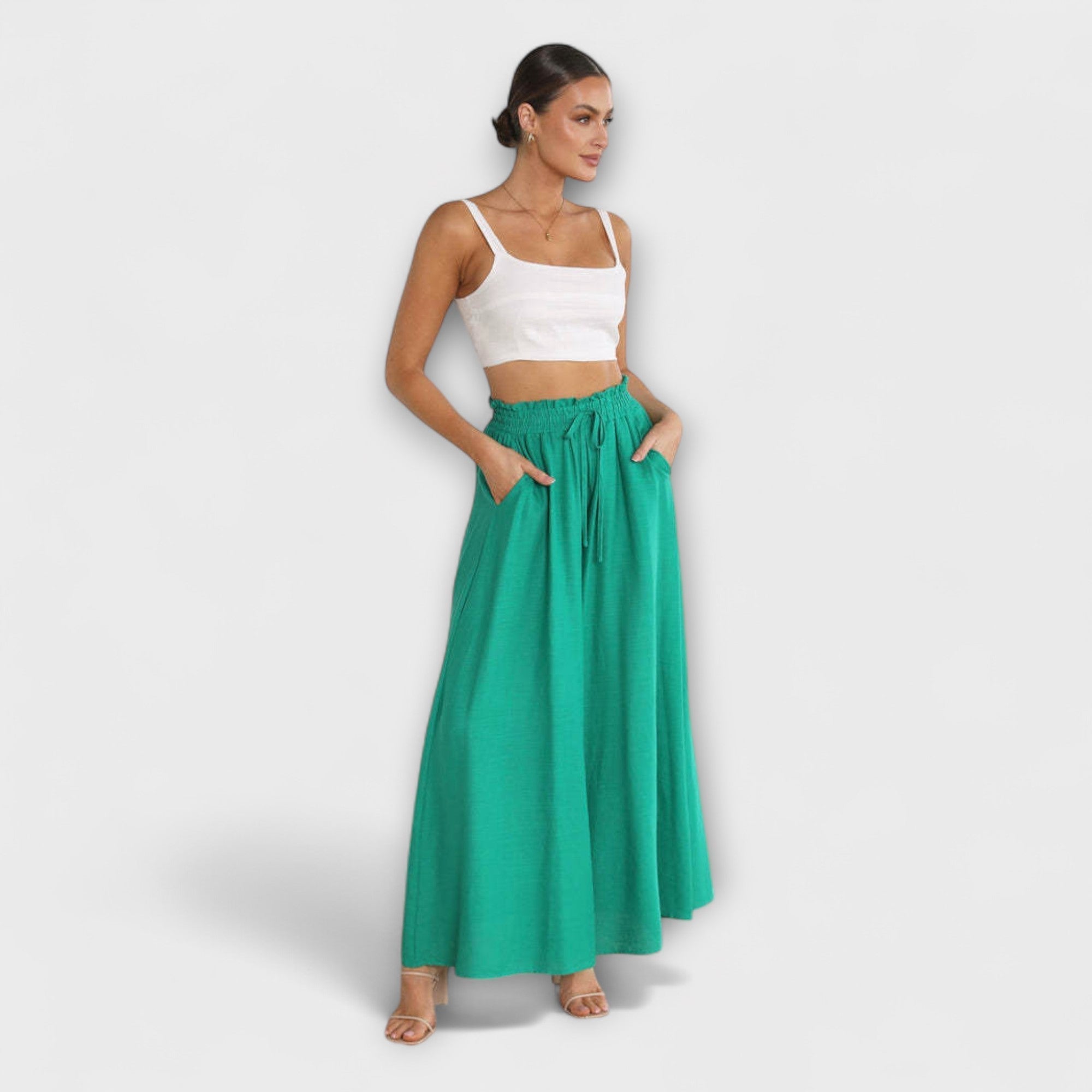 Logan | High-Waist Pleated Pants