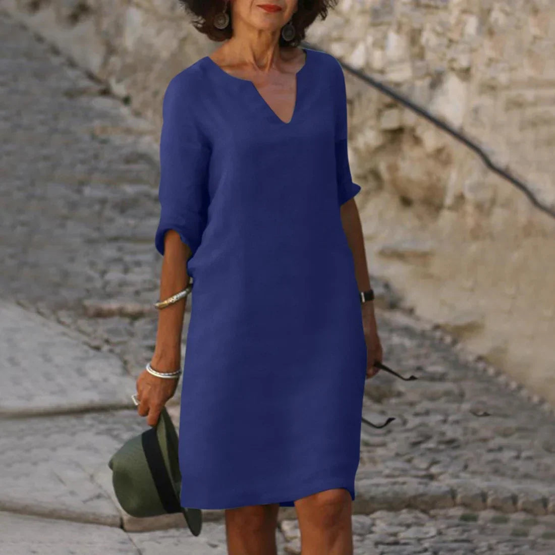 Calia | V-Neck Mini Dress