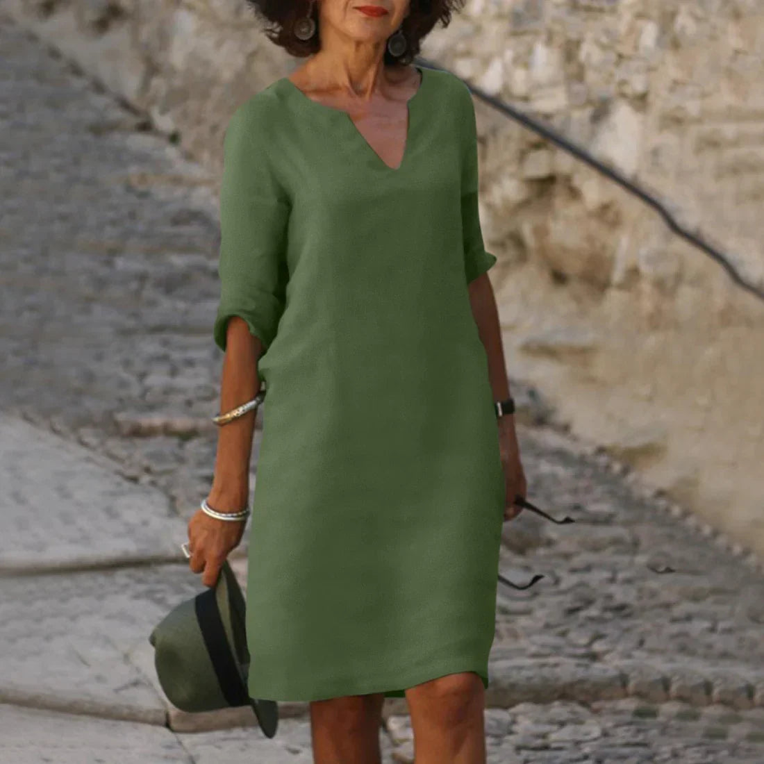 Calia | V-Neck Mini Dress