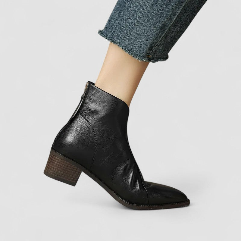 Aurenza | Orthopaedic Leather Ankle Boots