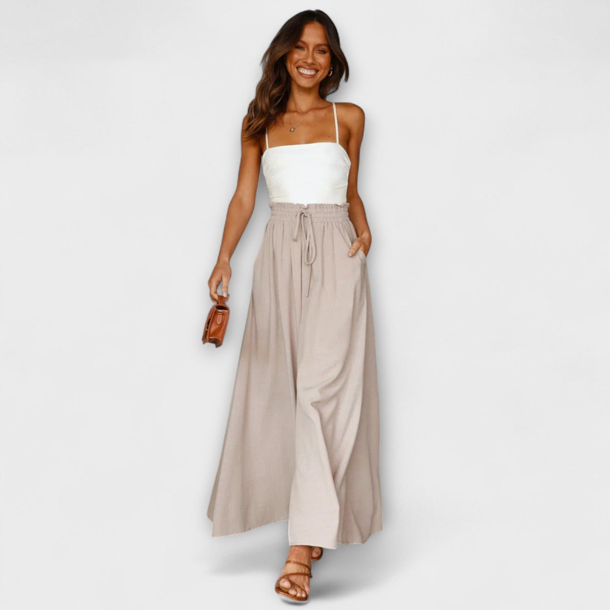 naomi colorblock maxi dress Sancia