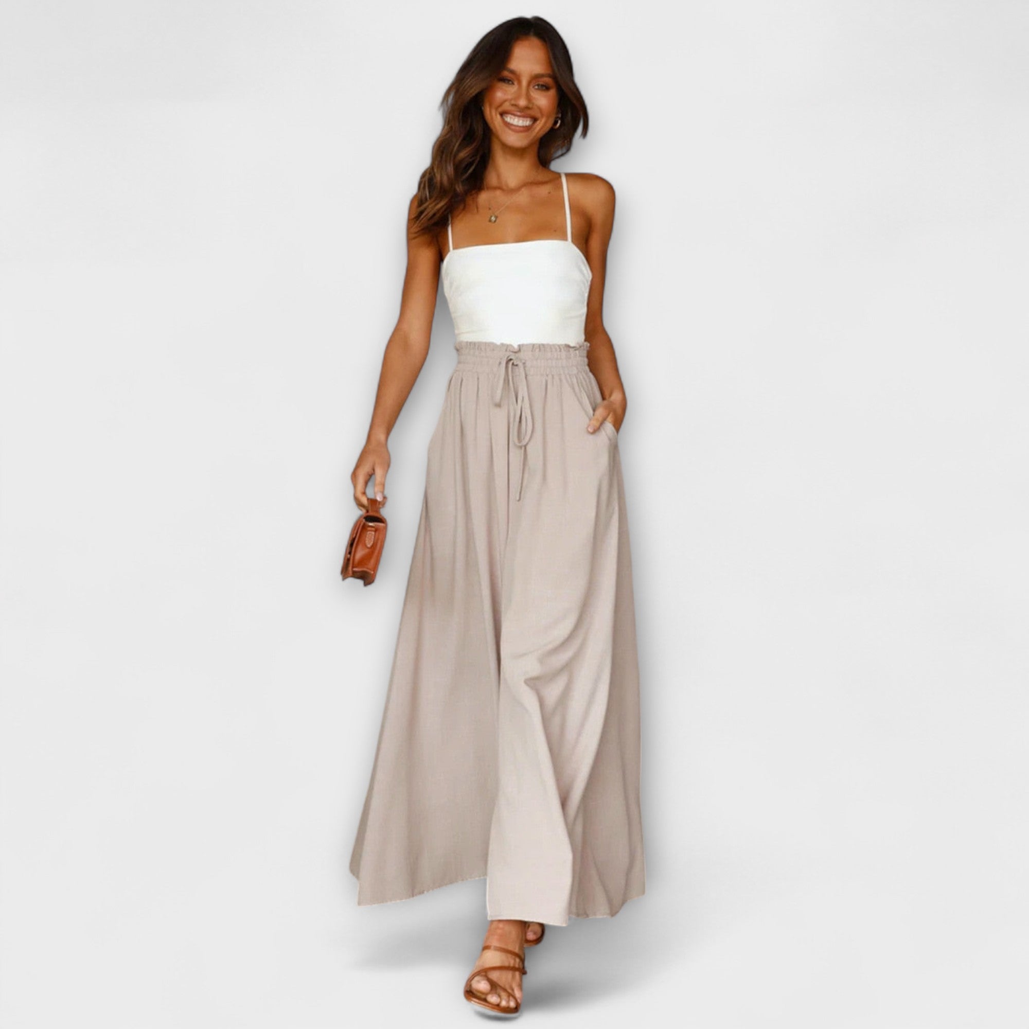 Logan | High-Waist Pleated Pants