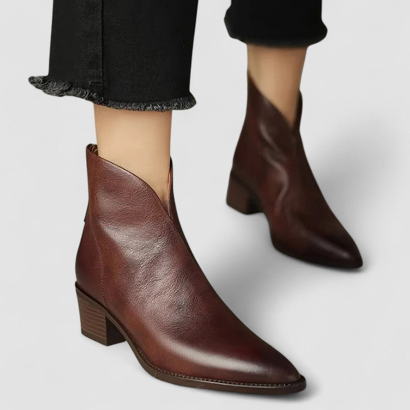 Aurenza | Orthopaedic Leather Ankle Boots