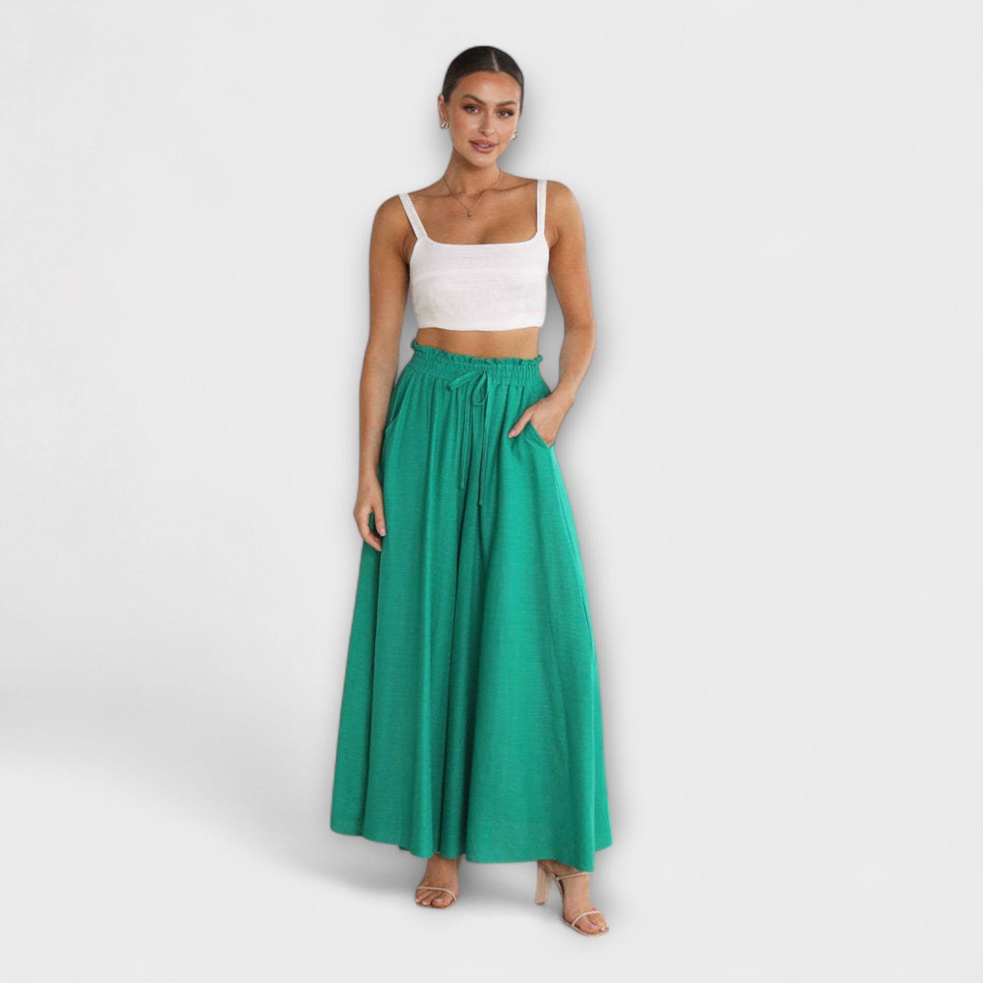 Logan | High-Waist Pleated Pants