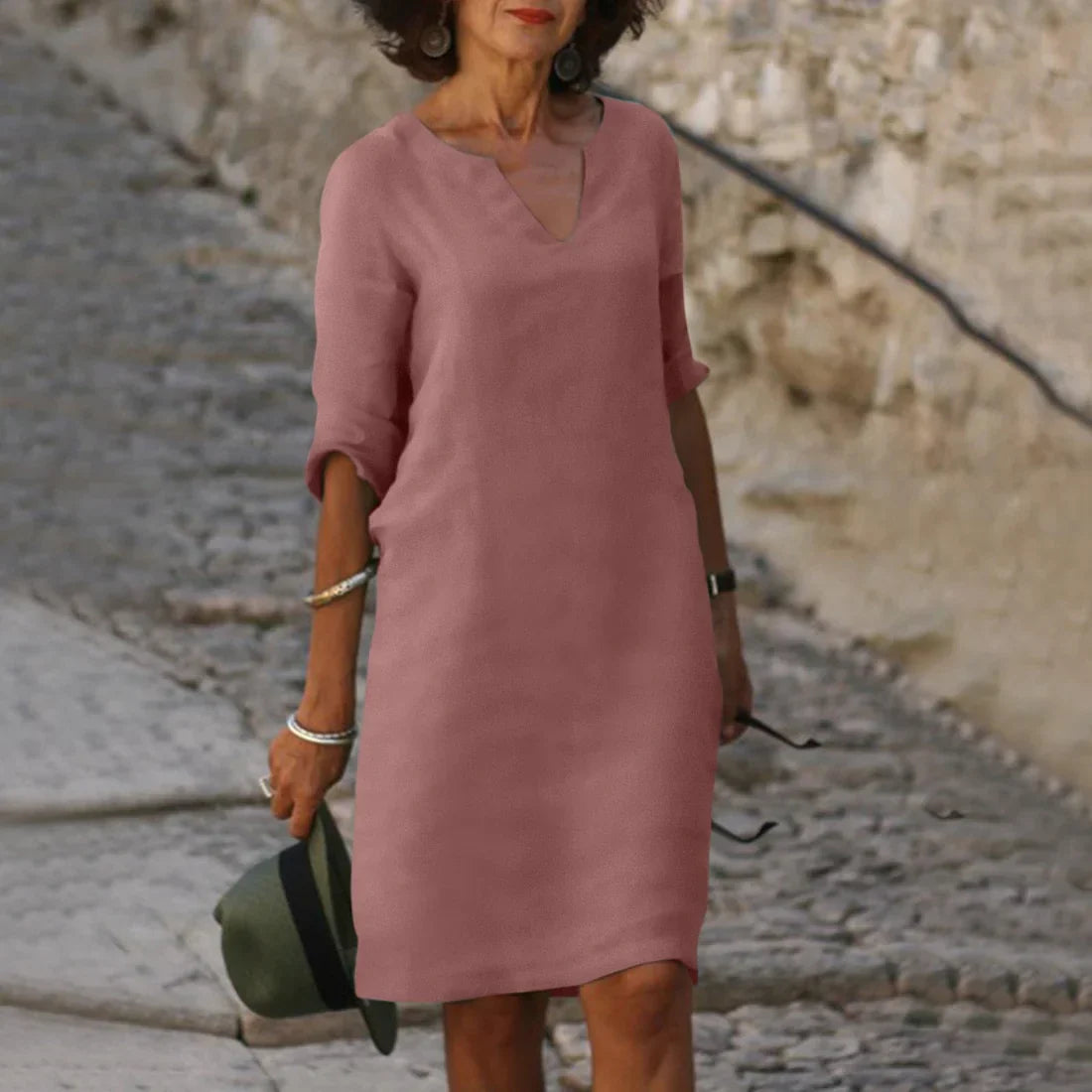 Calia | V-Neck Mini Dress