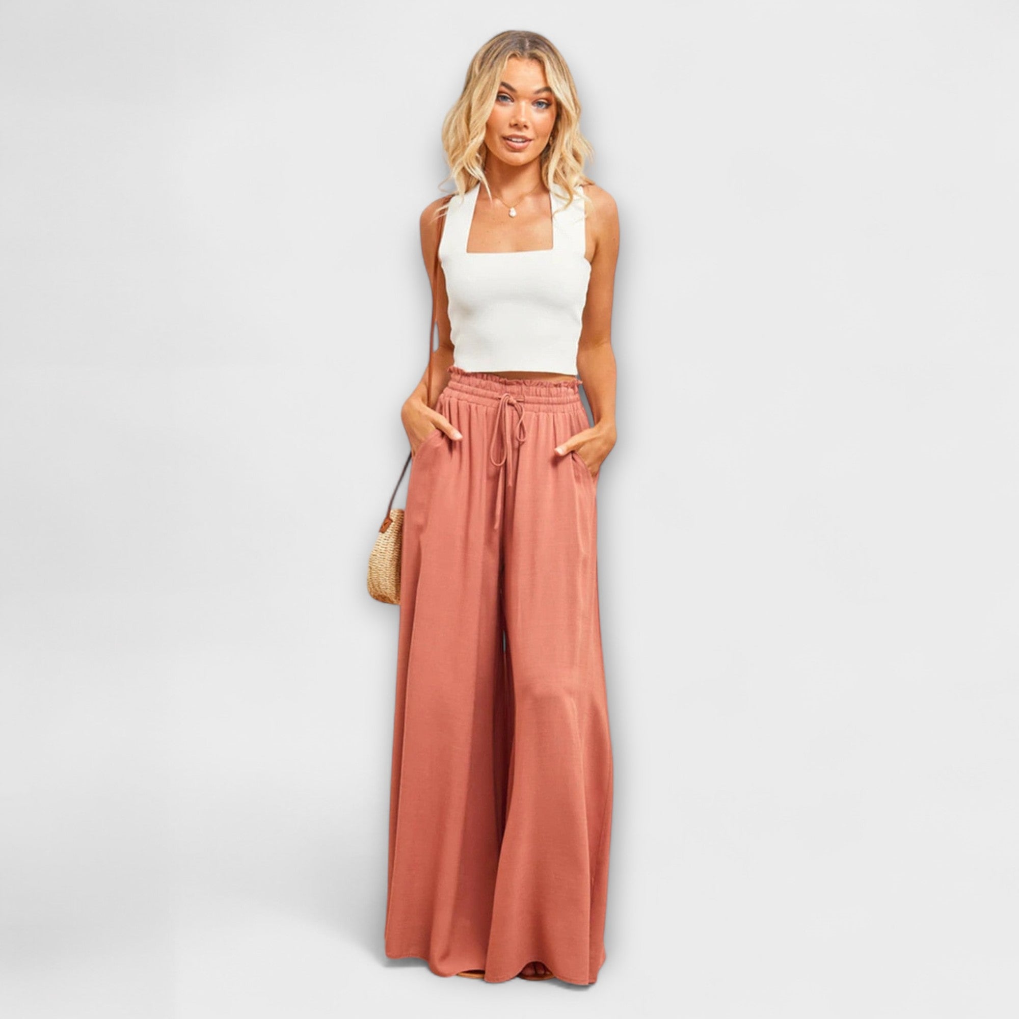 Logan | High-Waist Pleated Pants