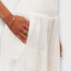 Pina | Smocked Wide-Leg Pants