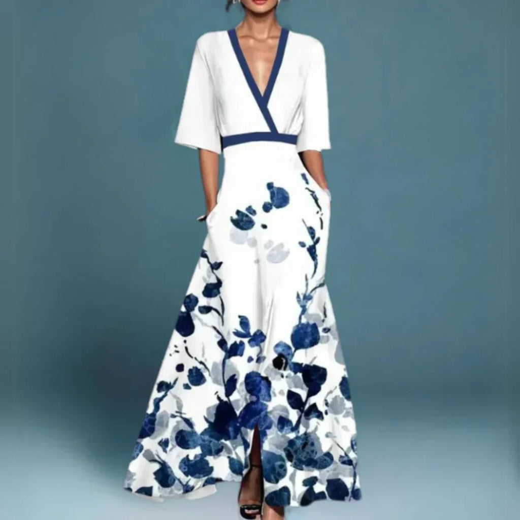 Cindy | Elegant Floral Maxi Dress