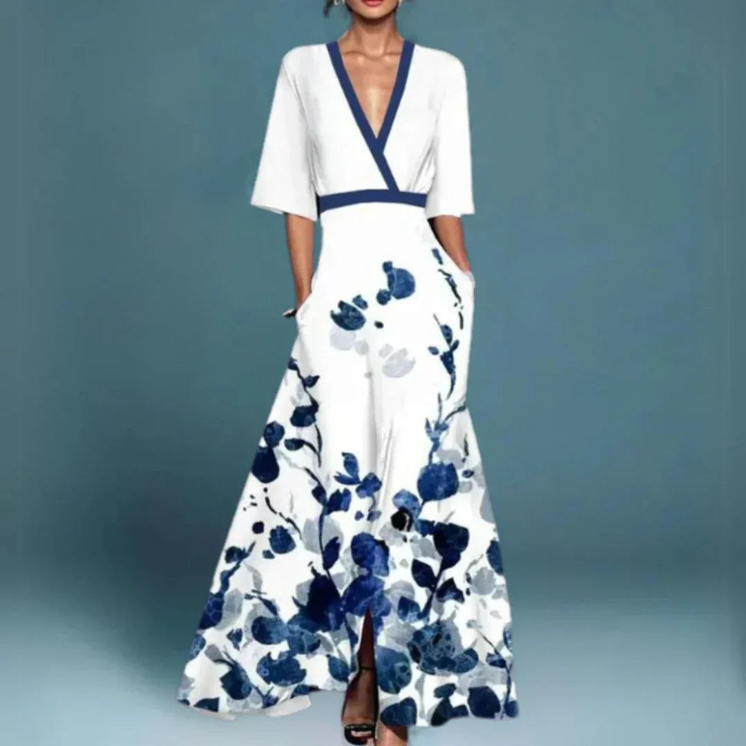 Cindy | Elegant Floral Maxi Dress