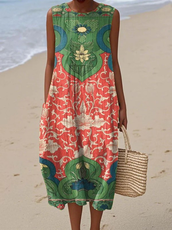 Maia | Bohemian Midi Dress