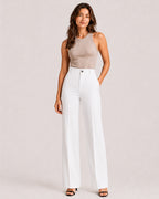 Women's High-Waist Tailored Pants