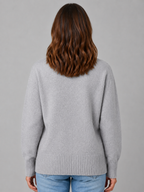 Women's Heart Button Cardigan – V-Neck Soft Knit Style