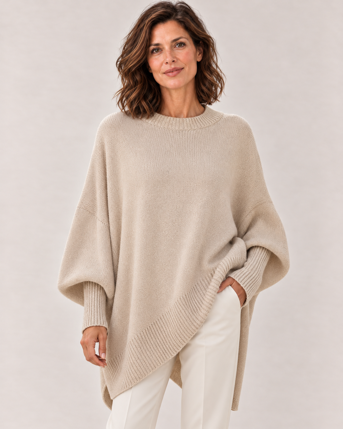 Women's Oversized Knit Sweater, product photo 1