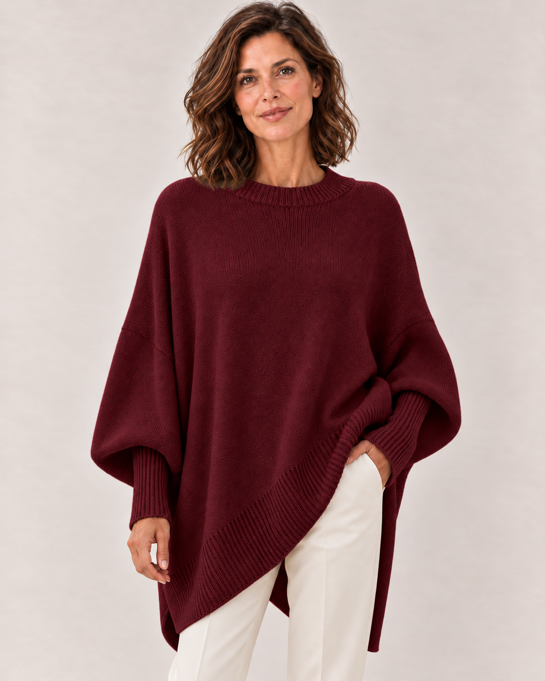 Women's Oversized Knit Sweater, product photo 11