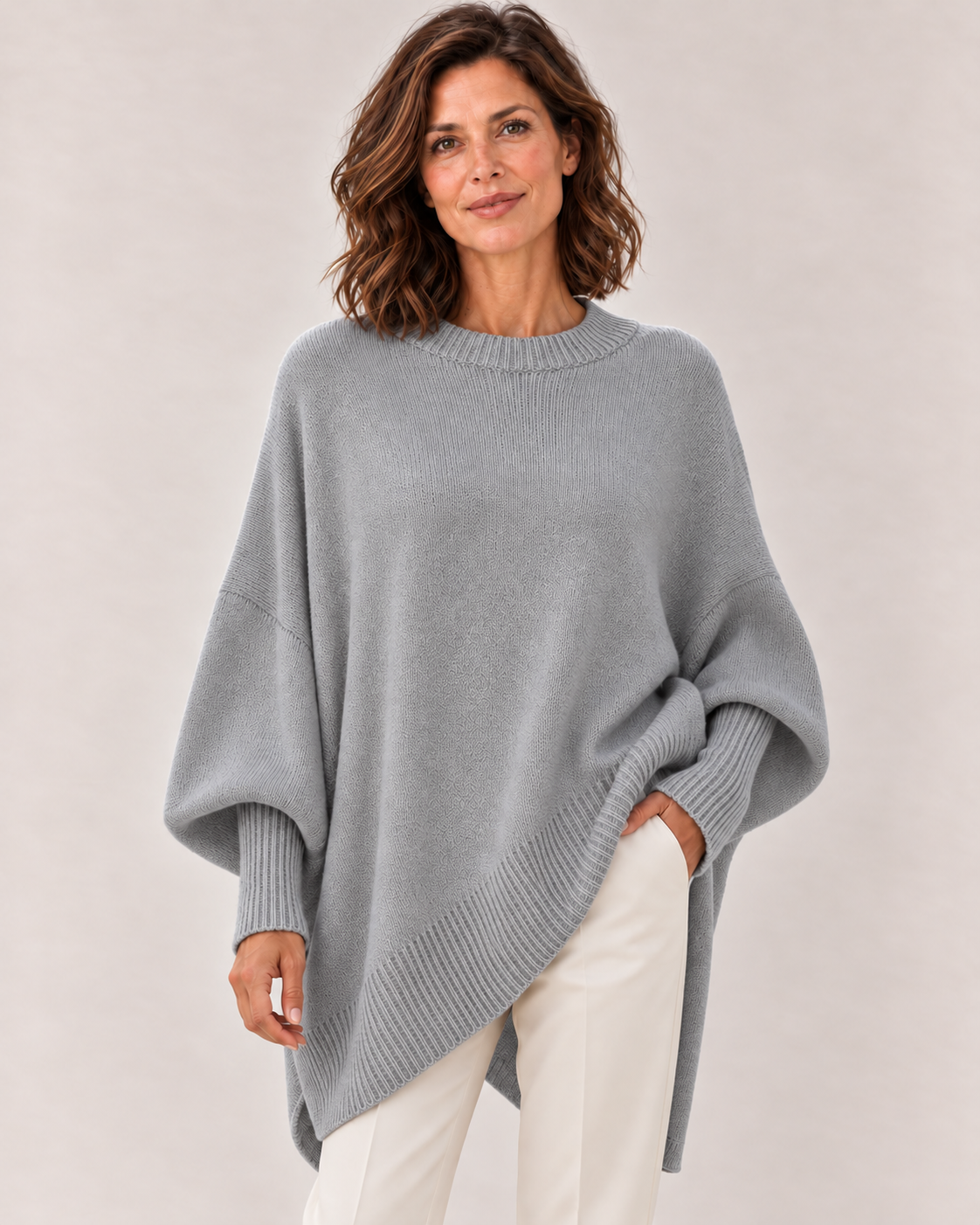 Women's Oversized Knit Sweater, product photo 6