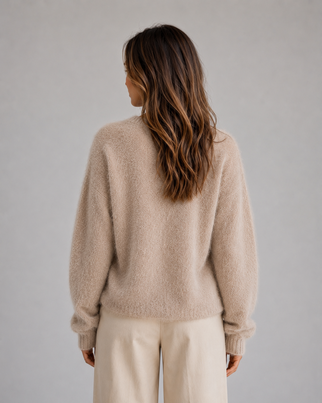 Women's V-Neck Button Cardigan – Soft Knit Sweater