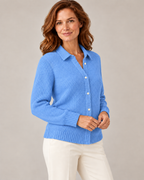 Women's Soft Knit Cardigan in Light Blue