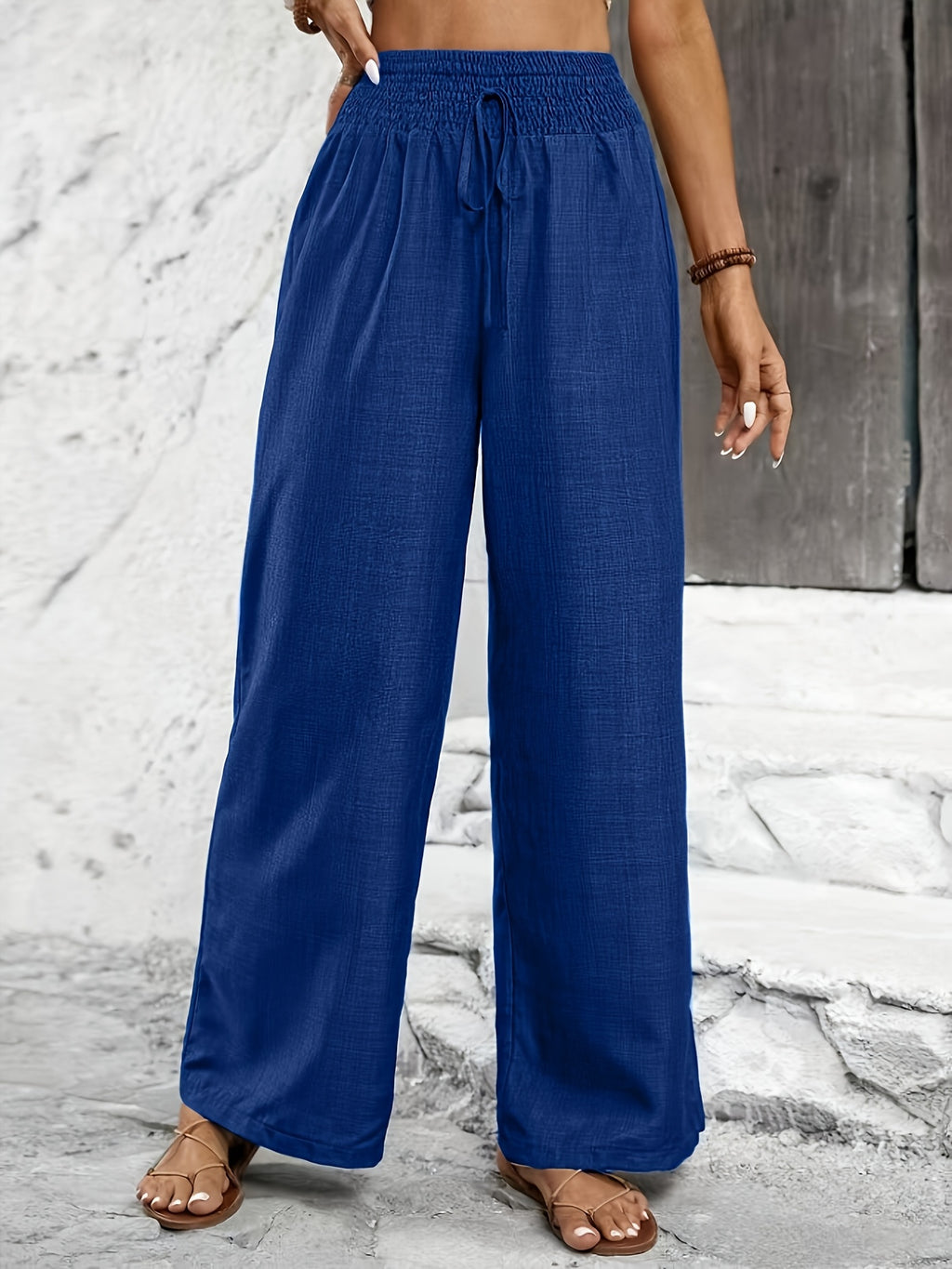 Avery | Twisted Waist Straight-Leg Pants
