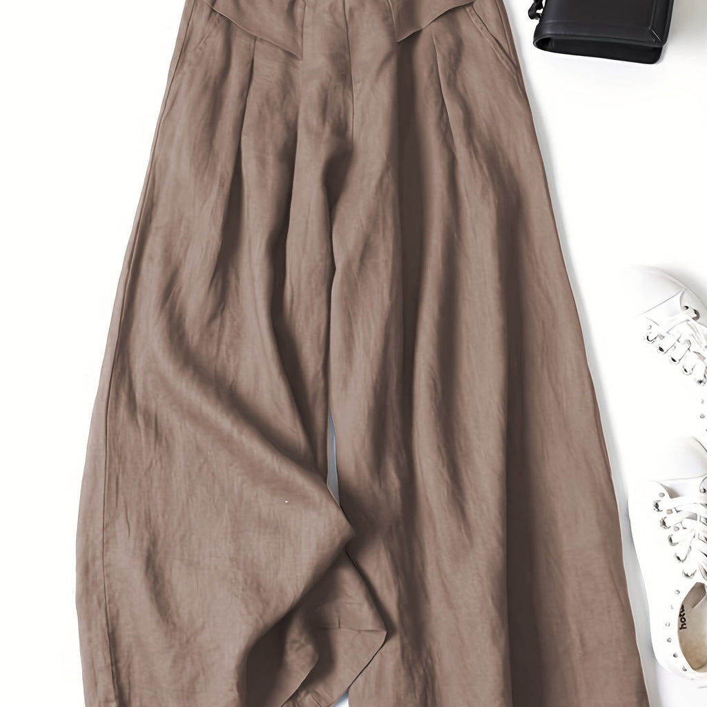 Anika | Wide-Leg Ankle Pants