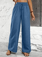 Avery | Twisted Waist Straight-Leg Pants