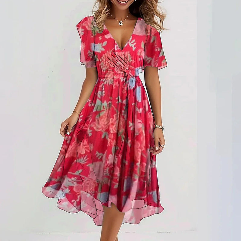 Amaya | Elegant Summer Chiffon Dress