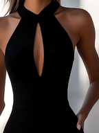 Vera | Halter Keyhole Bodycon Mini Dress