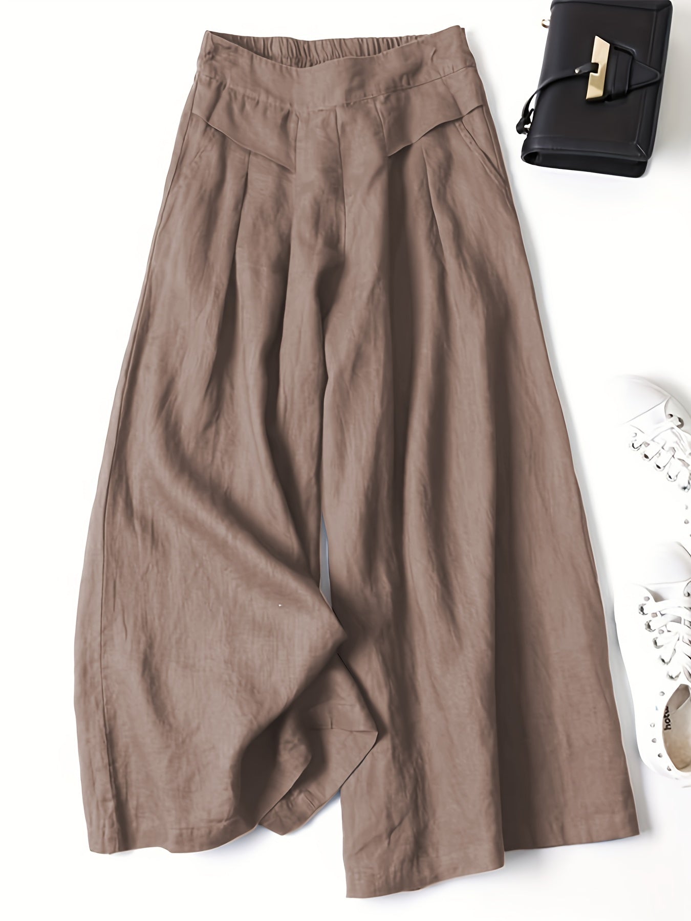 Anika | Wide-Leg Ankle Pants