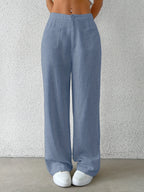 Zélie | Casual Beige Long Pants