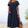 Capri | Elegant Pocket Midi Dress