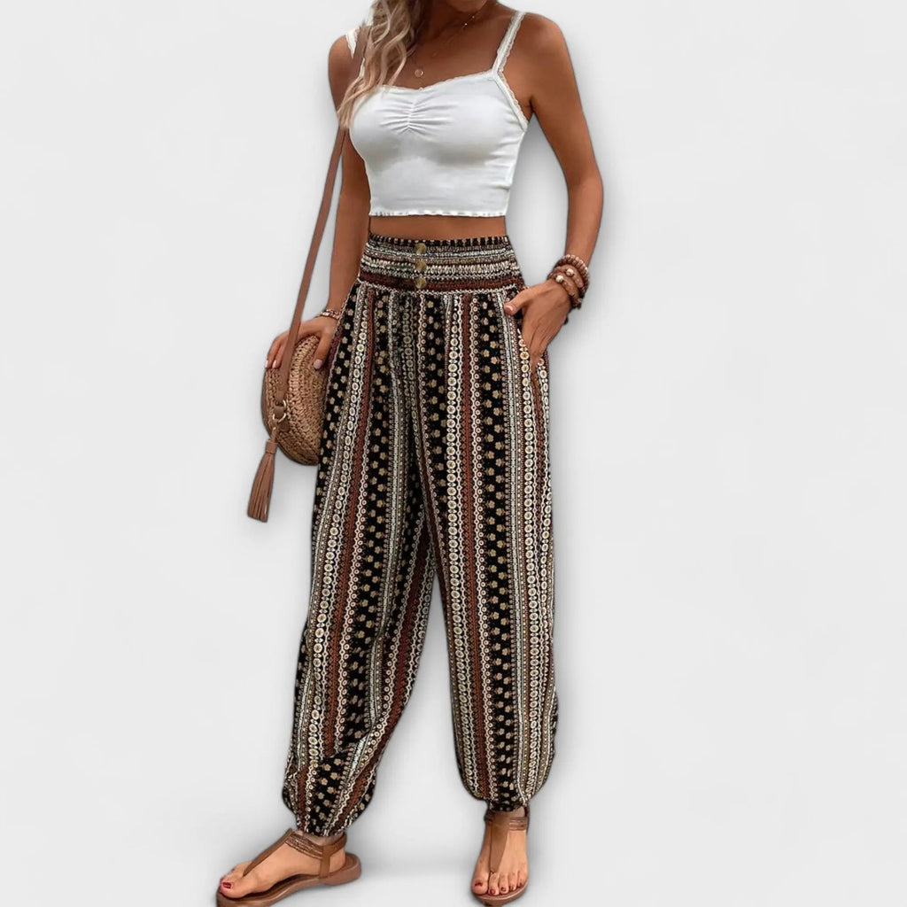 Reese | Ethno Wide-Leg Pants
