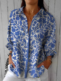 Calia | Blue Garden Blouse