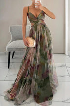 Renee | Floral Print Maxi Dress