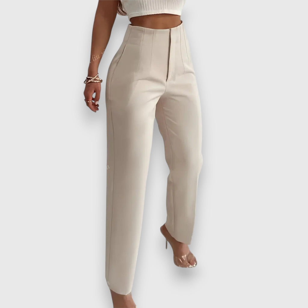 Virelle | Straight-Leg High-Waist Pants