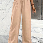 Avery | Twisted Waist Straight-Leg Pants