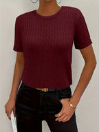 Klara | Ribbed Twist Detail Top
