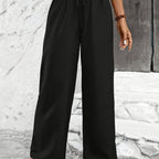 Avery | Twisted Waist Straight-Leg Pants