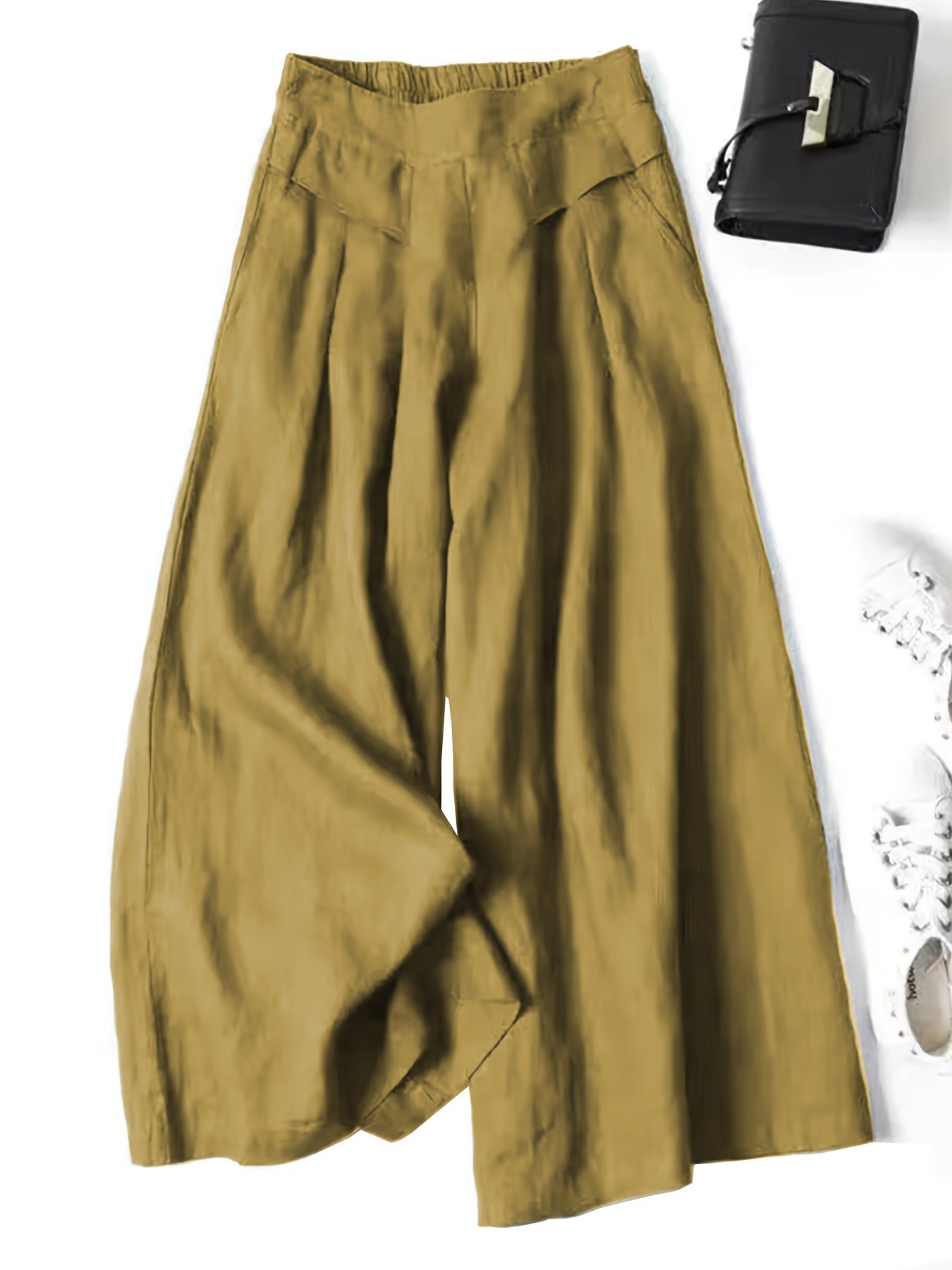 Anika | Wide-Leg Ankle Pants