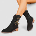 Dakota | Orthopaedic Suede Western Boots