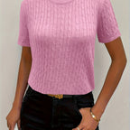 Klara | Ribbed Twist Detail Top
