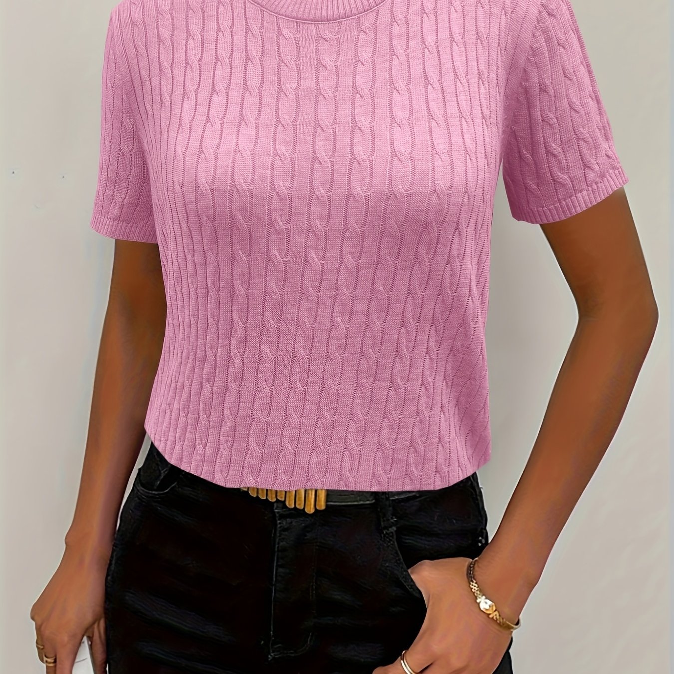 Klara | Ribbed Twist Detail Top