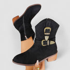 Dakota | Orthopaedic Suede Western Boots