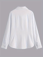 Lina | Open-Front Cotton Shirt