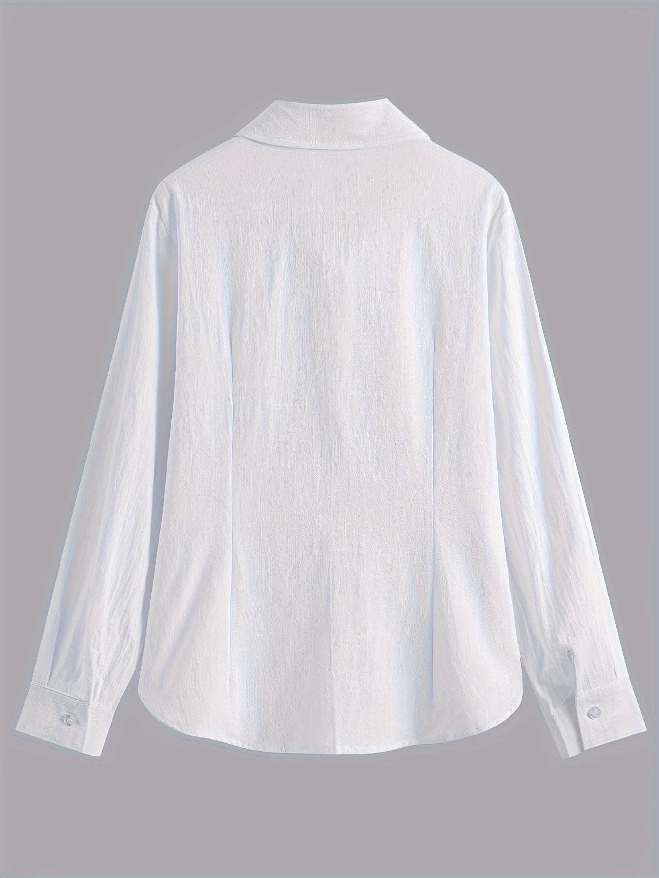 Lina | Open-Front Cotton Shirt
